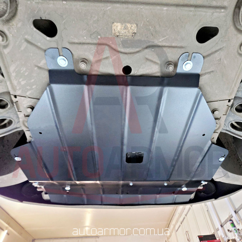 Захист двигуна Opel Vivaro I (2001-2014) Двигун: 2.0L, [захищає Радіатор, Двигун, КПП] - ТИТАН (Є на складі, 2мм!)