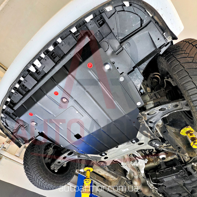 Захист двигуна Opel Vivaro II (2014-2019) Двигун: всі, [захищає Радіатор, Двигун, КПП] - ТИТАН (Є на складі, 2мм!)
