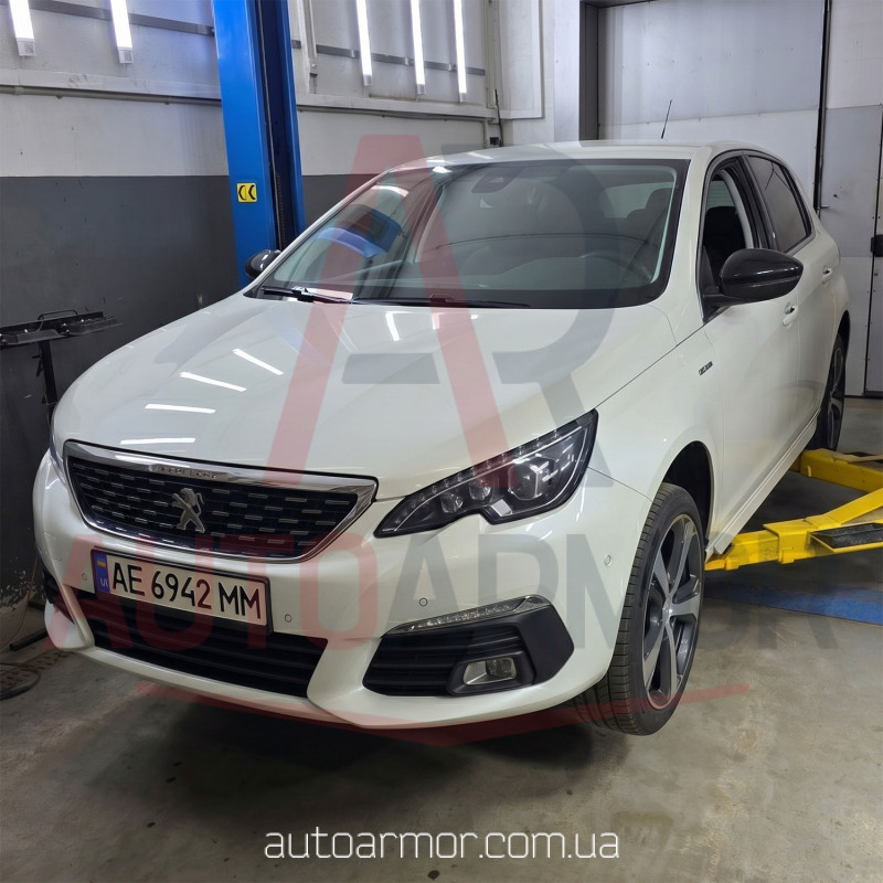 Защита двигателя Peugeot 308 II (2013-2021) Двигатель: все, [защищает Двигатель, КПП] - ТИТАН (Є на складі, 2мм!)