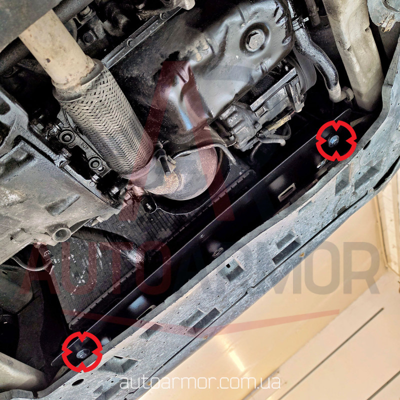 Захист двигуна Peugeot 5008 I (2009-2016) Двигун: всі, [захищає Двигун та КПП] - ТИТАН (Є на складі, 2мм!)