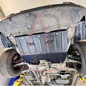 Защита двигателя Peugeot Expert II (2007-2016) Двигатель: кроме 2.0L дизель, [защищает Двигатель и КПП] - ТИТАН