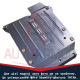 Захист двигуна Renault Kadjar (2015-2022) Закладні, Двигун: всі, [захищає Радіатор, Двигун, КПП] - ТИТАН