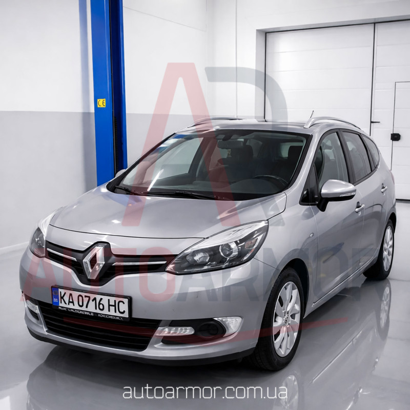 Захист двигуна Renault Scenic III (2009-2016) Двигун: всі, [захищає Двигун та КПП] - ТИТАН (Є на складі, 2мм!)