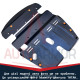 Захист двигуна Renault Symbol I (1999-2008) Двигун: всі, [захищає Двигун та КПП] - ТИТАН (Є на складі, 2мм!)