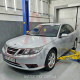Защита двигателя Saab 9-3 II (2002-2012) Двигатель: все, [защищает Двигатель и КПП] - ТИТАН (Є на складі, 2мм!)