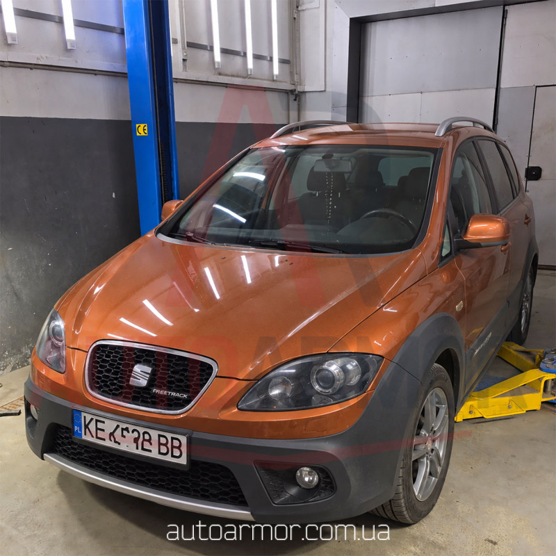 Захист двигуна Seat Altea Freetrack (2007-2015) Двигун: всі, [захищає Двигун та КПП] - ТИТАН (Є на складі, 2мм!)