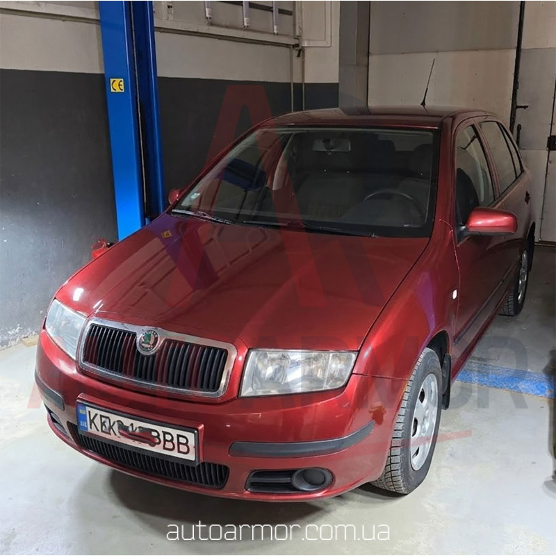 Захист двигуна Skoda Fabia I (1999-2007) Двигун: всі, [захищає Двигун та КПП] - ТИТАН (Є на складі, 2мм!)