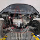 Захист двигуна Skoda Fabia III (2014+) Двигун: всі, [захищає Двигун та КПП] - ТИТАН (Є на складі, 2мм!)