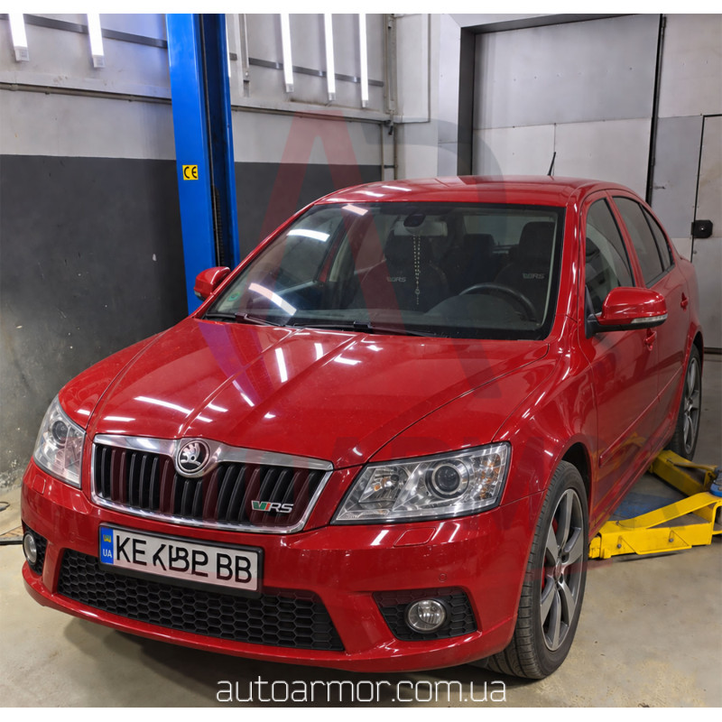 Захист двигуна Skoda Octavia A5 (2004-2013) RS Двигун: всі, [захищає Двигун та КПП] - ТИТАН (Є на складі, 2мм!)