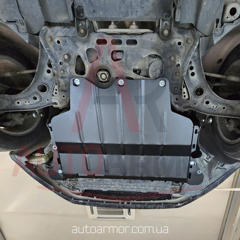 Захист двигуна Skoda Octavia A7 (2013-2019) Двигун: всі, [захищає Двигун та КПП] - ТИТАН (Є на складі, 2мм!)