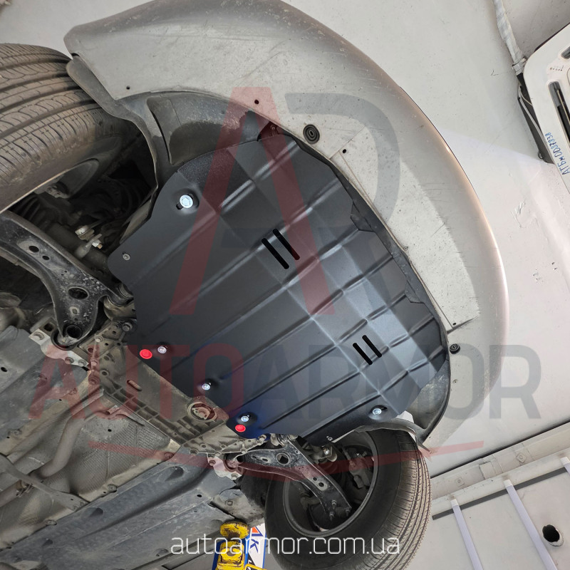 Захист двигуна Skoda Yeti (2009-2018) Двигун: всі, [захищає Двигун та КПП] - ТИТАН (Є на складі, 2мм!)