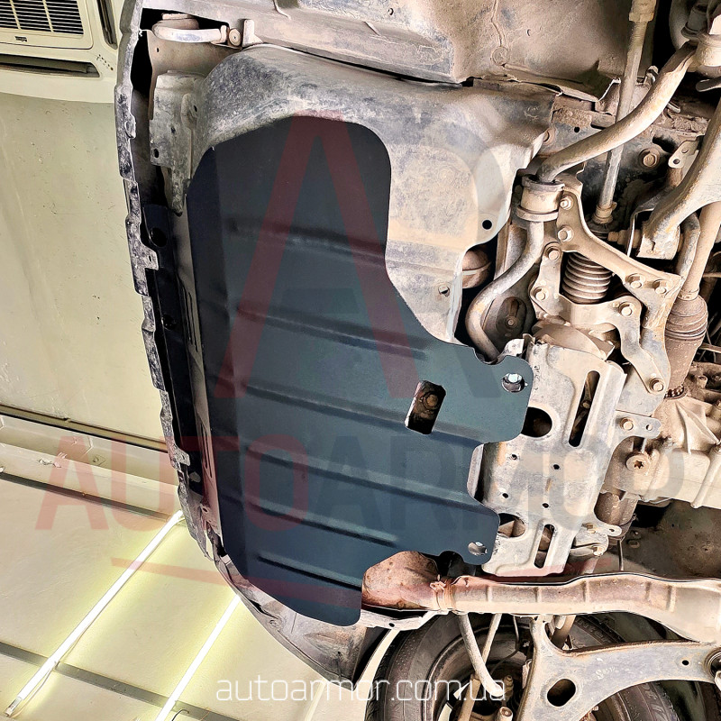 Захист двигуна Subaru Forester III (SH) (2008-2012) зверху пильовика Двигун: 2.0L бензин, [захищає Радіатор та Двигун] - ТИТАН