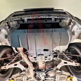 Захист двигуна Subaru Forester IV (SJ) (2012-2018) зверху пильовика Двигун: 2.0L; 2.5L бензин, [захищає Радіатор та Двигун] - ТИТАН