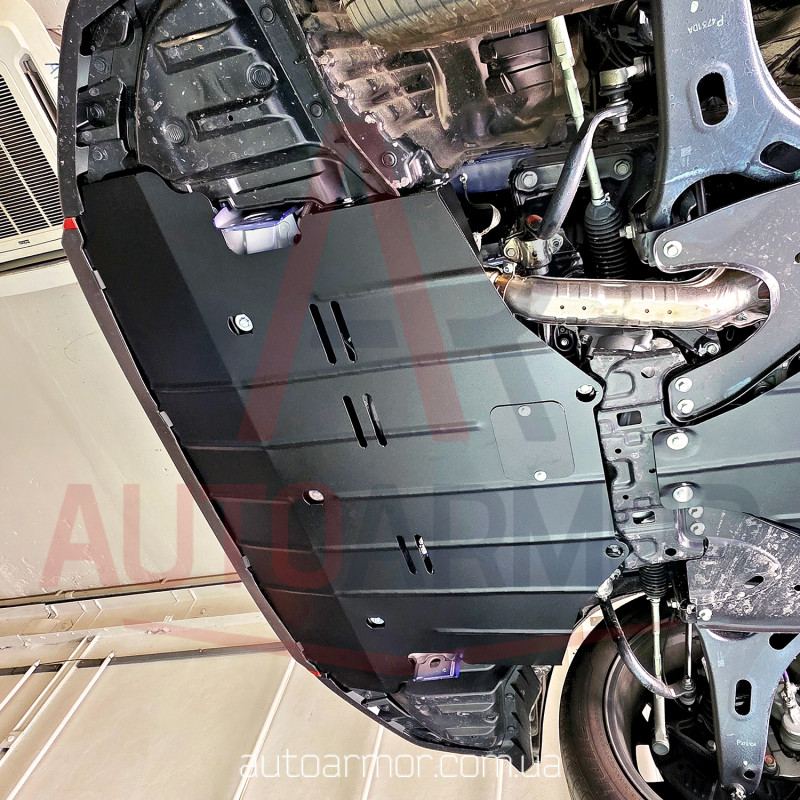 Захист двигуна Subaru Forester V (SK) (2018+) замість пильовика Двигун: всі, [захищає Радіатор та Двигун] - ТИТАН
