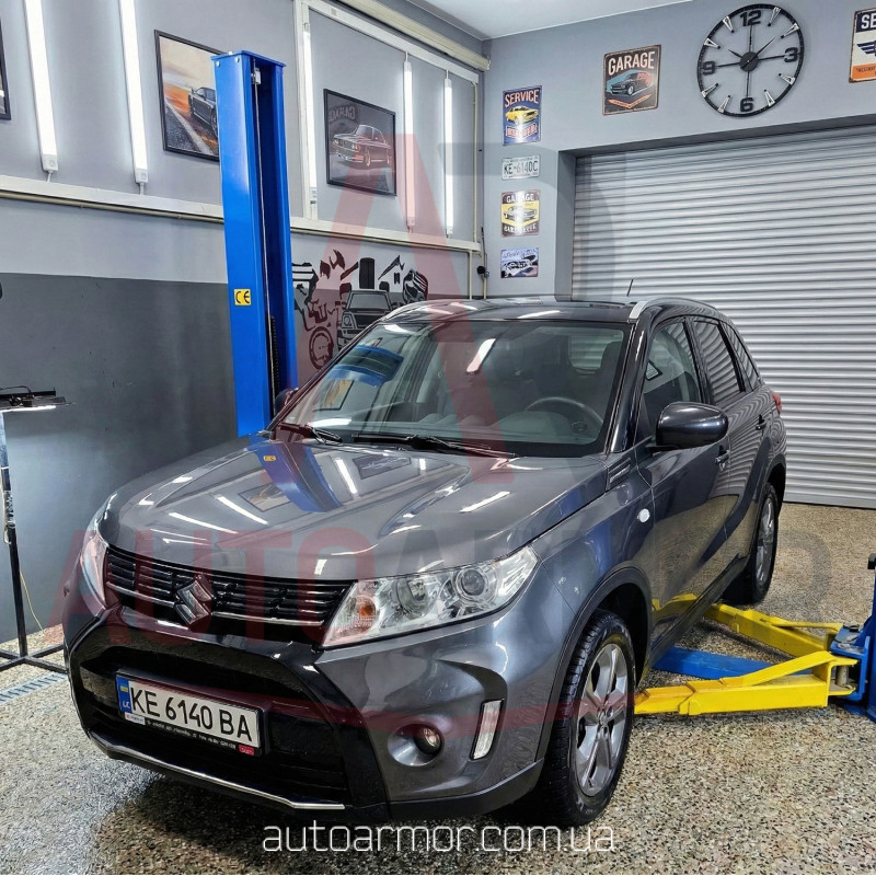 Захист двигуна Suzuki Vitara (2014+) Двигун: всі, [захищає Двигун та КПП] - ТИТАН