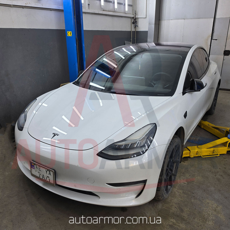 Захист двигуна Tesla Model 3 (2017+) Двигун: всі, [захищає Двигун Задній] - ТИТАН