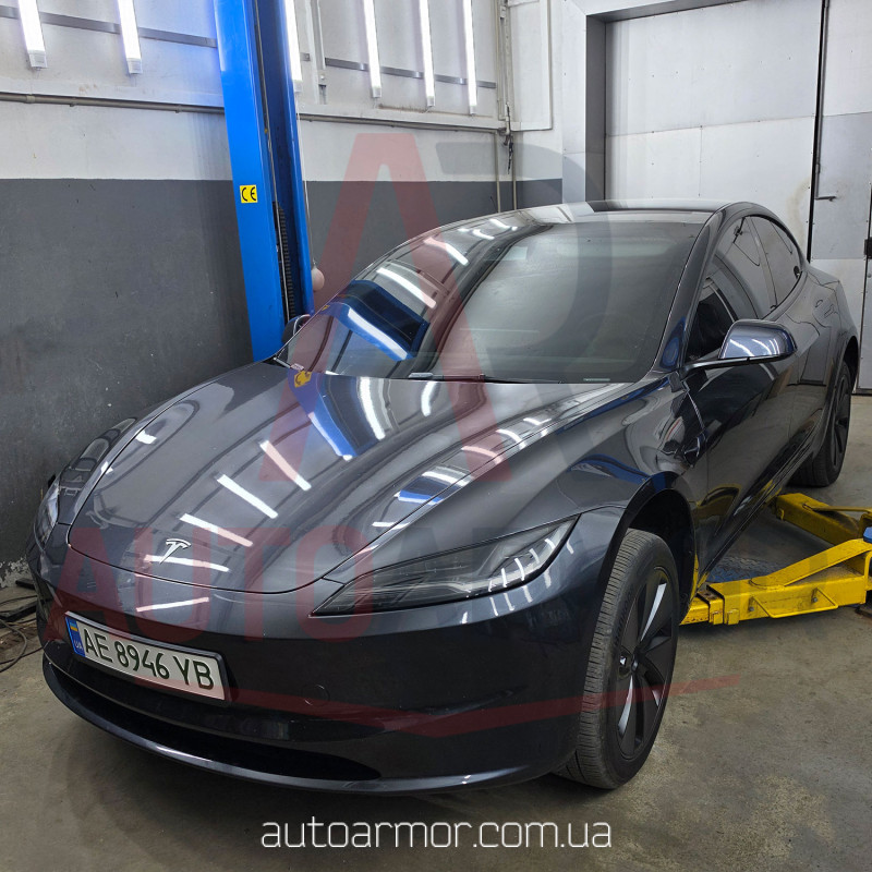 Захист двигуна Tesla Model 3 (2017+) Двигун: всі, [захищає Двигун Передній] - ТИТАН