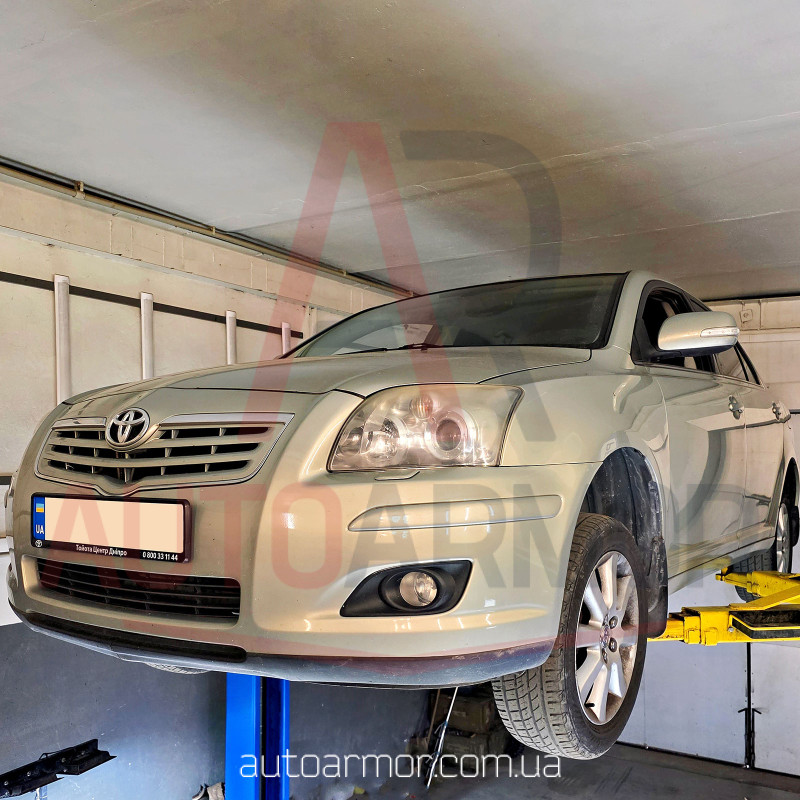 Защита двигателя Toyota Avensis II (T25) (2003-2009) Двигатель: кроме 2.0L бензин, [защищает Двигатель и КПП] - ТИТАН (Є на складі, 2мм!)