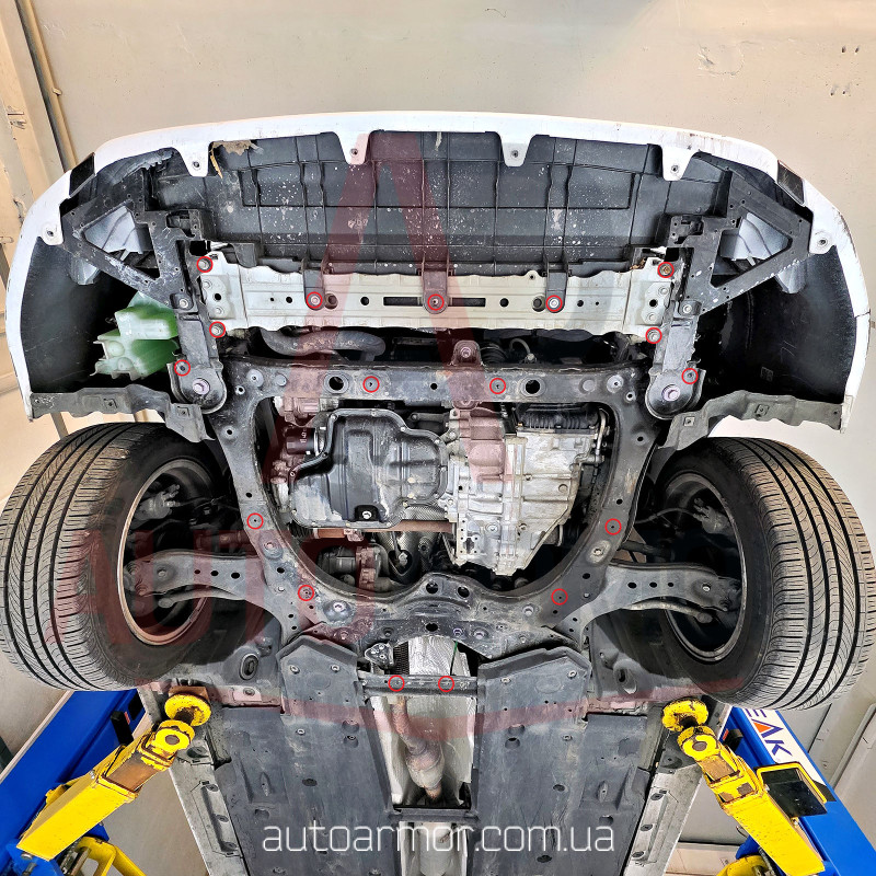 Захист двигуна Toyota Camry V70 (2018+) замість пильовика Двигун: крім 3.5L, [захищає Радіатор, Двигун, КПП] - ТИТАН