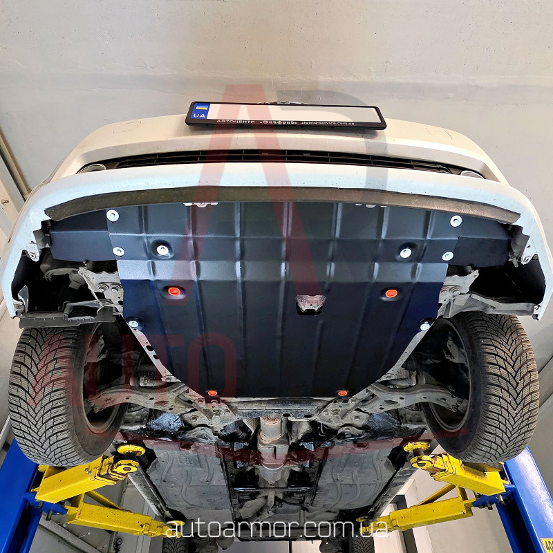 Захист двигуна Toyota Prius+ (W40) (2011-2021) Двигун: всі, [захищає Радіатор, Двигун, КПП] - ТИТАН