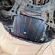 Захист двигуна Toyota Prius+ (W40) (2011-2021) Двигун: всі, [захищає Радіатор, Двигун, КПП] - ТИТАН