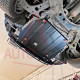 Захист двигуна Toyota Prius+ (W40) (2011-2021) Двигун: всі, [захищає Радіатор, Двигун, КПП] - ТИТАН