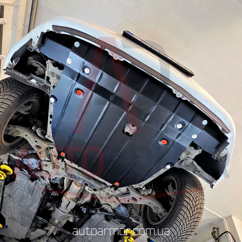 Захист двигуна Toyota Prius+ (W40) (2011-2021) Двигун: всі, [захищає Радіатор, Двигун, КПП] - ТИТАН