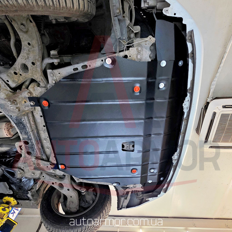 Захист двигуна Toyota Prius+ (W40) (2011-2021) Двигун: всі, [захищає Радіатор, Двигун, КПП] - ТИТАН