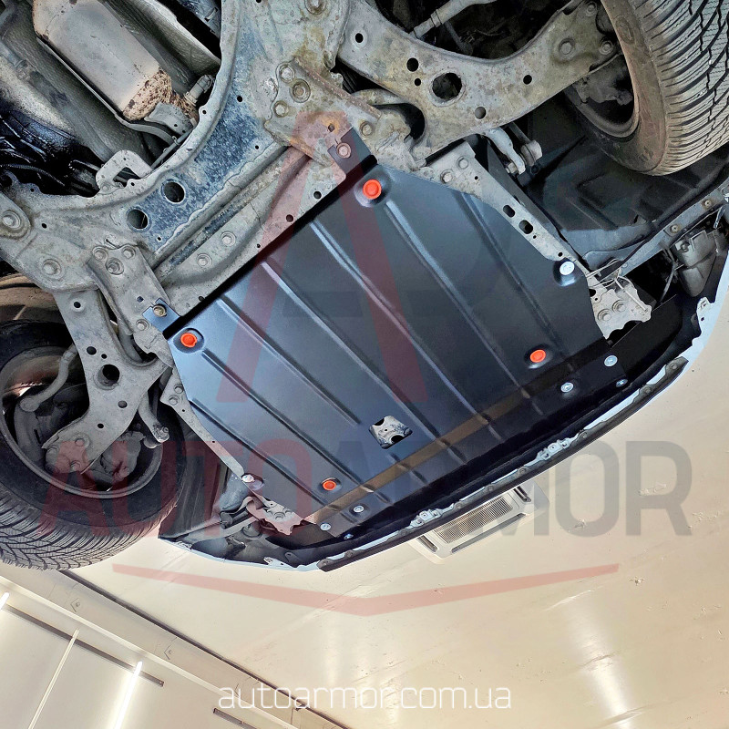 Захист двигуна Toyota Prius+ (W40) (2011-2021) Двигун: всі, [захищає Радіатор, Двигун, КПП] - ТИТАН