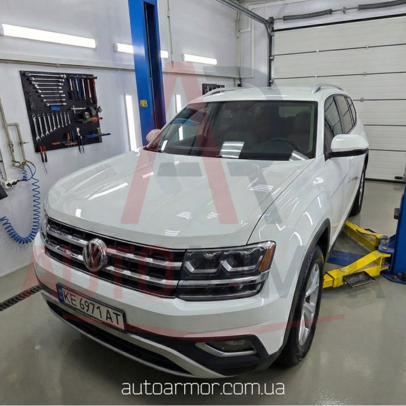 Защита двигателя Volkswagen Atlas (2017+) Двигатель: V-образный V6, [защищает Двигатель и КПП] - ТИТАН
