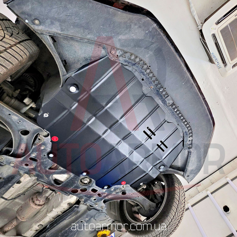 Защита двигателя Volkswagen Jetta VI (2010-2018) Европа Двигатель: все, [защищает Двигатель и КПП] - ТИТАН (Есть на складе, 2мм!)