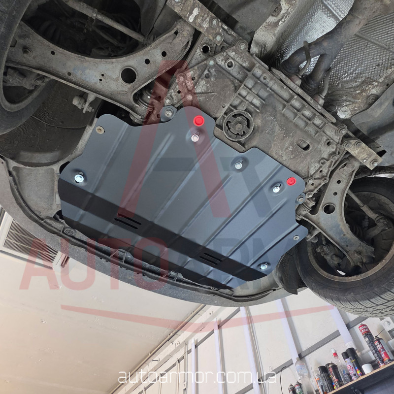 Защита двигателя Volkswagen Jetta VI (2010-2018) Универсал Двигатель: все, [защищает Двигатель и КПП] - ТИТАН (Есть на складе, 2мм!)