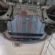 Защита двигателя Volkswagen Jetta VI (2010-2018) Универсал Двигатель: все, [защищает Двигатель и КПП] - ТИТАН (Есть на складе, 2мм!)