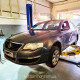 Защита двигателя Volkswagen Passat B6 (2005-2010) Европа Двигатель: все, [защищает Двигатель и КПП] - ТИТАН (Есть на складе, 2мм!)