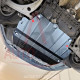 Защита двигателя Volkswagen Passat B6 (2005-2010) Европа Двигатель: все, [защищает Двигатель и КПП] - ТИТАН (Есть на складе, 2мм!)