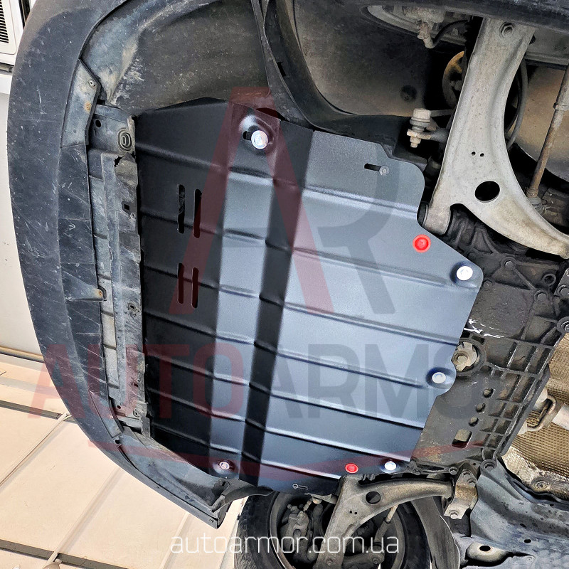 Защита двигателя Volkswagen Passat B6 (2005-2010) Европа Двигатель: все, [защищает Двигатель и КПП] - ТИТАН (Есть на складе, 2мм!)
