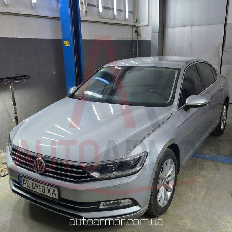 Захист двигуна Volkswagen Passat B8 (2014-2023) Європа Двигун: всі, [захищає Двигун та КПП] - ТИТАН (Є на складі, 2мм!)
