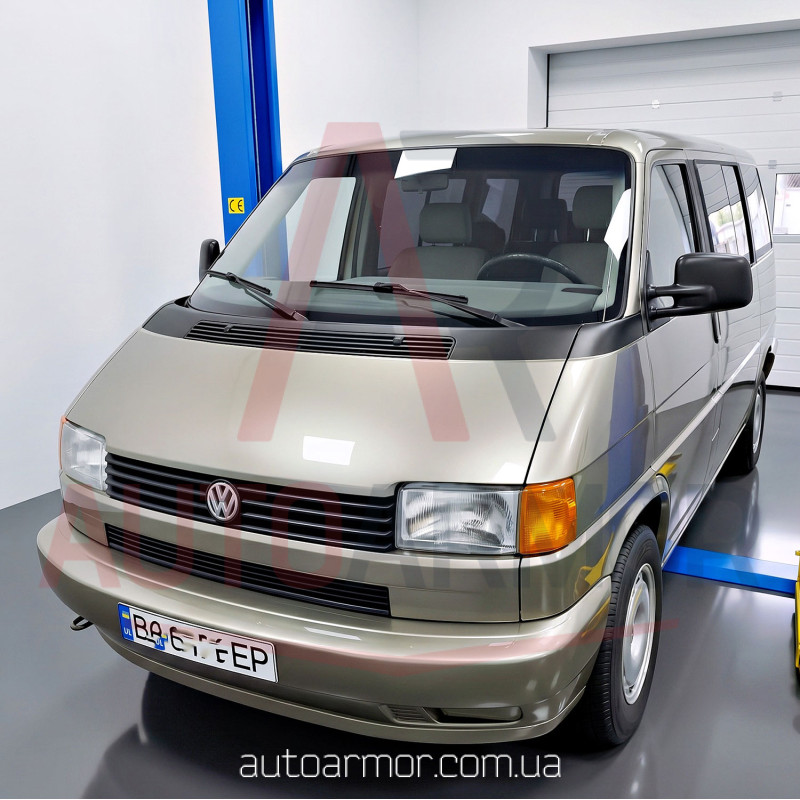Захист двигуна Volkswagen T4 (1990-2003) Двигун: всі, [захищає Двигун та КПП] - ТИТАН (Є на складі, 2мм! 2.5мм!)