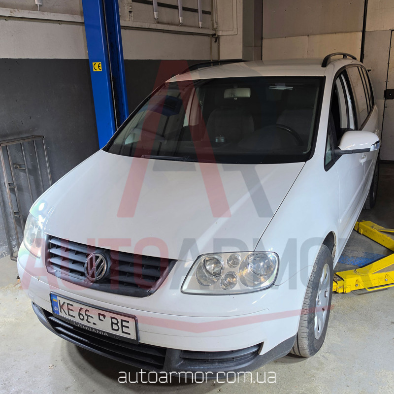 Захист двигуна Volkswagen Touran I (2002-2015) Двигун: всі, [захищає Двигун та КПП] - ТИТАН (Є на складі, 2мм!)