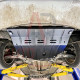 Защита двигателя Volkswagen Golf IV (1997-2010) Двигатель: бензин, [защищает Двигатель и КПП] - ТИТАН (Есть на складе, 2мм!)