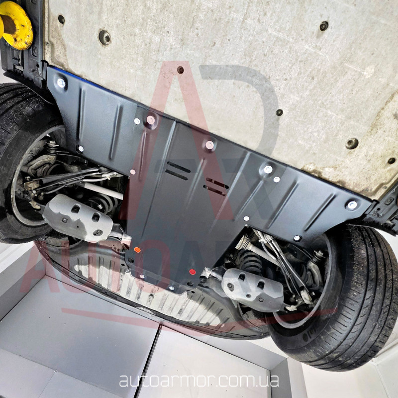 Защита двигателя Volkswagen ID.Unix 06 (2024+) Двигатель: все, [защищает Двигатель Задний] - ТИТАН (Є на складі, 2мм!)