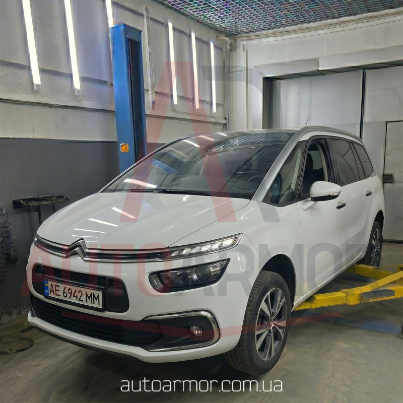 Захист двигуна Citroen Grand C4 SpaceTourer (2018-2022) Двигун: всі, [захищає Двигун та КПП] - ТИТАН (Є на складі, 2мм!)