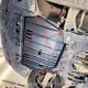 Защита двигателя Peugeot 3008 II (2016+) Двигатель: все, [защищает Двигатель и КПП] - ТИТАН (Є на складі, 2мм!)