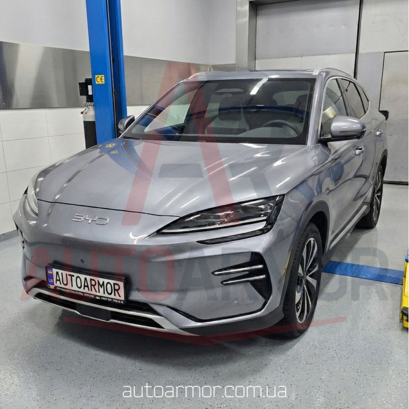 Захист двигуна BYD Song Plus EV (2021+) Двигун: всі, [захищає Багажний Відділ] - ТИТАН