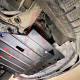 Защита двигателя Dodge Journey (2008-2020) с бок. крыльями Двигатель: 2.4L, [защищает Двигатель и КПП] - ТИТАН (Є на складі, 2мм!)