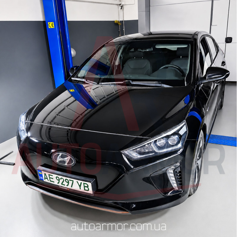 Защита двигателя Hyundai Ioniq (2016-2022) Electric Двигатель: все, [защищает Радиатор, Двигатель, КПП] - ТИТАН