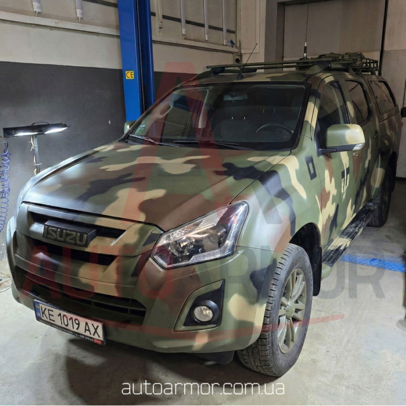 Захист двигуна Isuzu D-Max II (RT) (2011+) Двигун: всі, [захищає Радіатор, Двигун, КПП, Роздатка] - ТИТАН
