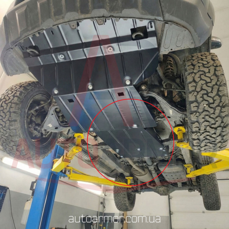 Захист двигуна JAC T8 (2018+) Двигун: всі, [захищає КПП та Роздатка] - ТИТАН