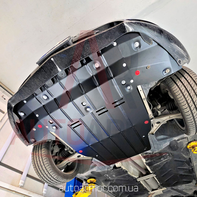 Защита двигателя Mercedes CLA (C117) (2013-2019) Двигатель: все, [защищает Радиатор, Двигатель, КПП] - ТИТАН