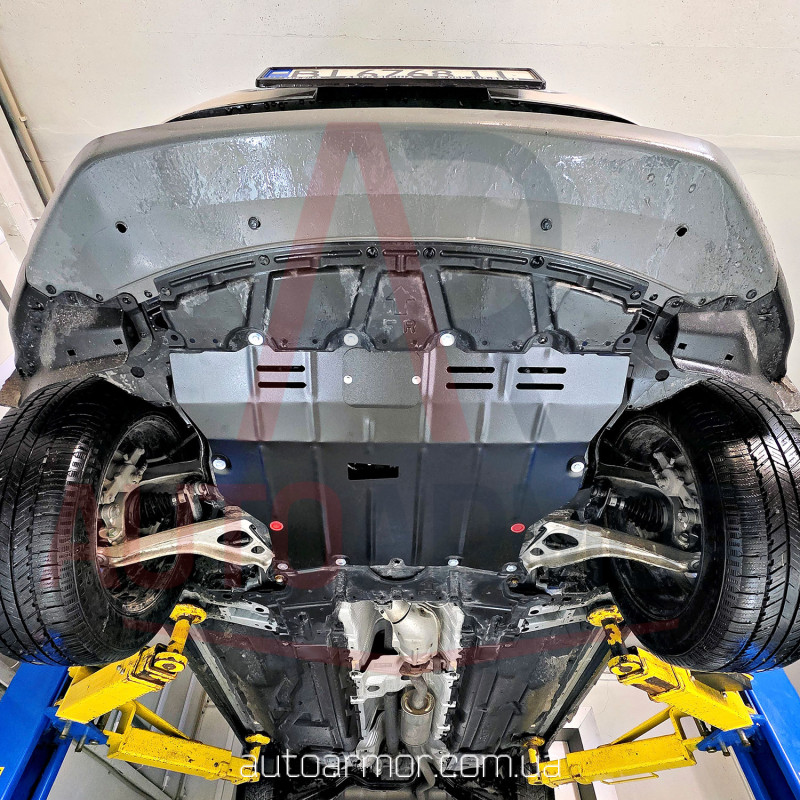 Защита двигателя Mitsubishi Outlander IV (2021+) Двигатель: все, [защищает Двигатель и КПП] - ТИТАН